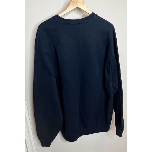 Champion Classics Authentic Apparel Navy Blue Crewneck Sweatshirt - Picture 2 of 8